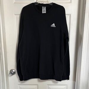 Adidas Black Crewneck Sweatshirt